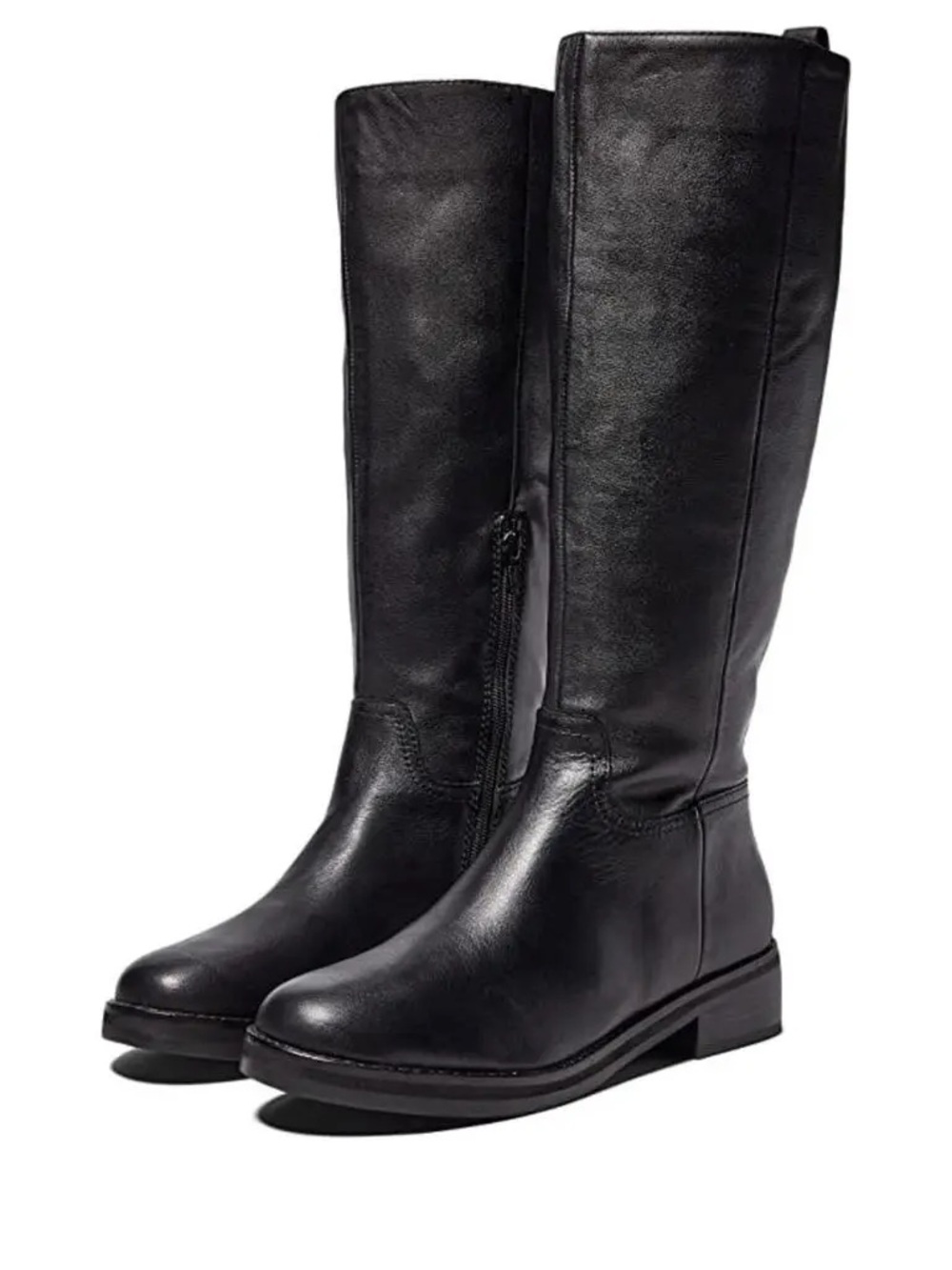 Abercrombie & Fitch Women's Agra Tall Boots Black Leather Knee High 9